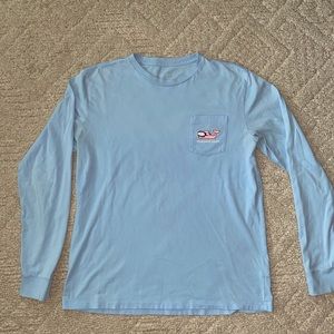 Kids/Youth Vineyard Vines Vintage Pocket Tee Long Sleeve Shirt - XL